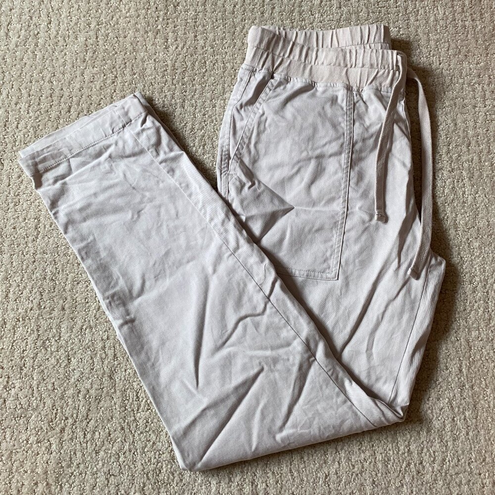 Roots Women Lightweight Drawstring Khaki Pants Small
